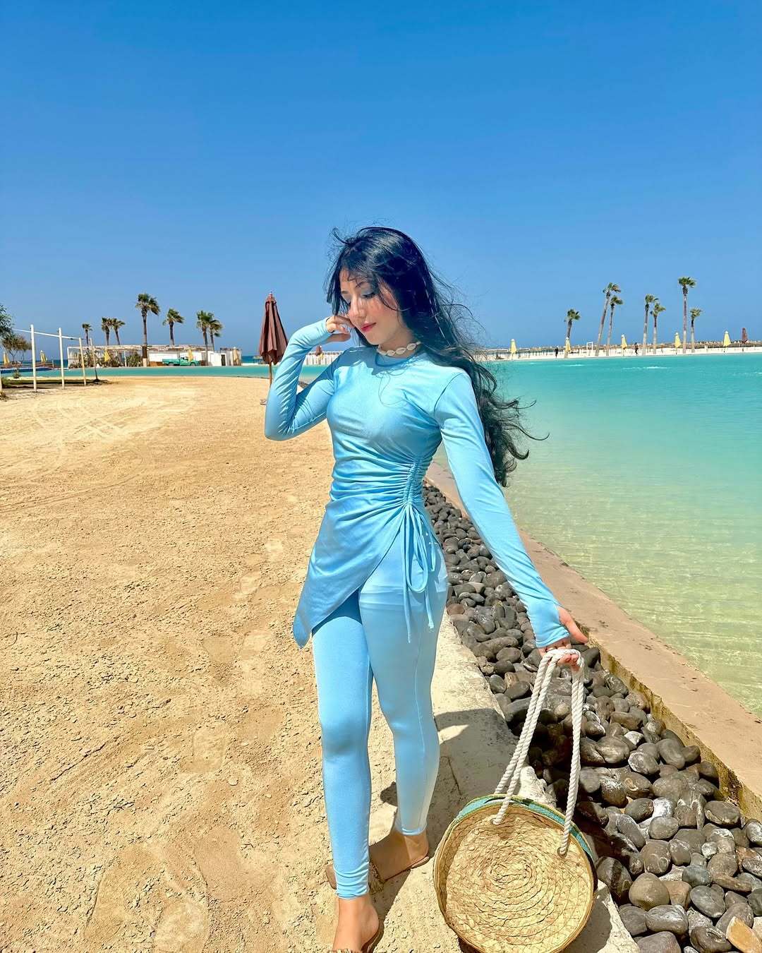 Ensemble Burkini 2 Pièces – Élégance, Confort & Protection