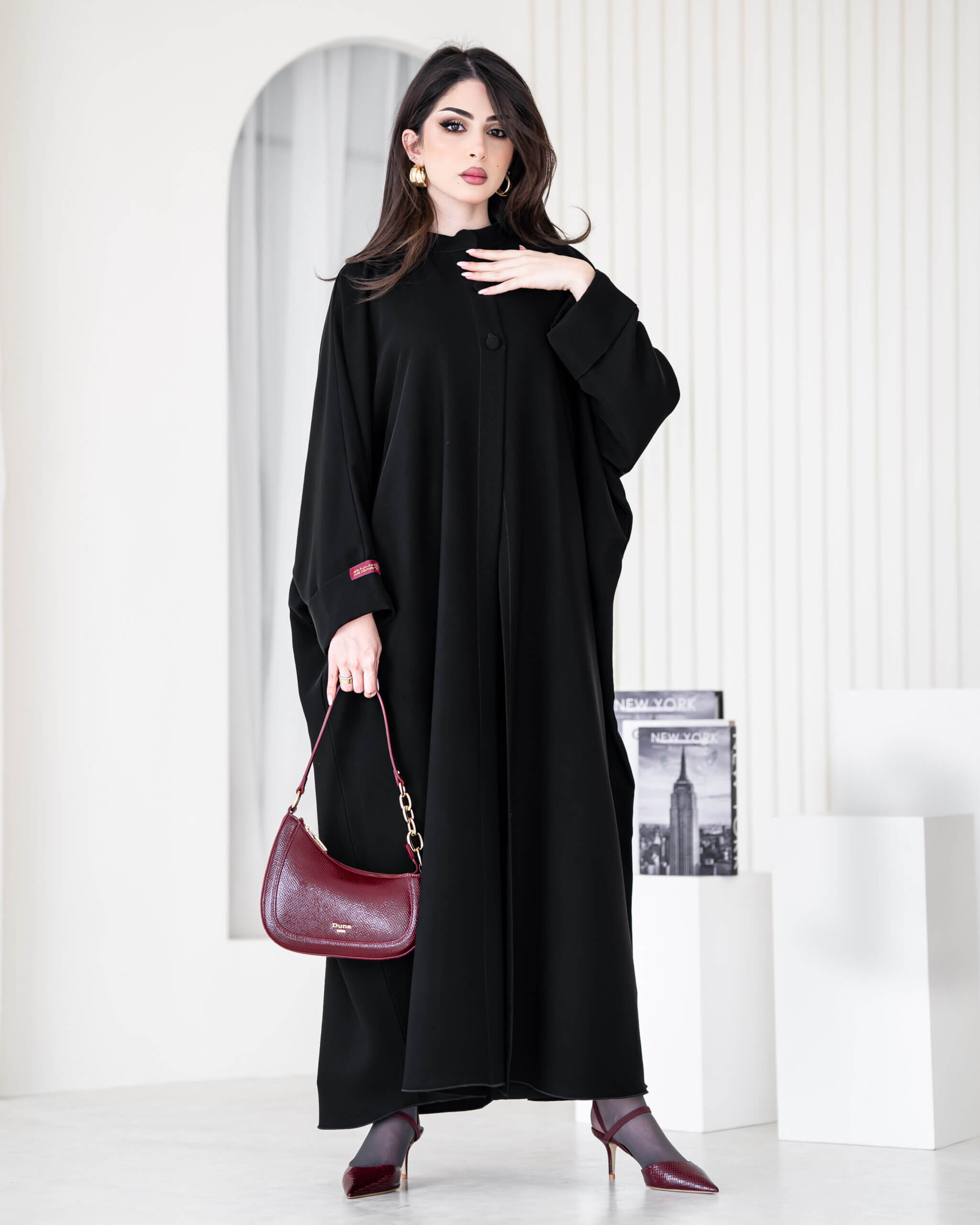 Ensemble Abaya Chic 2 Pièces – Élégance Minimaliste pour le Ramadan 🌙✨