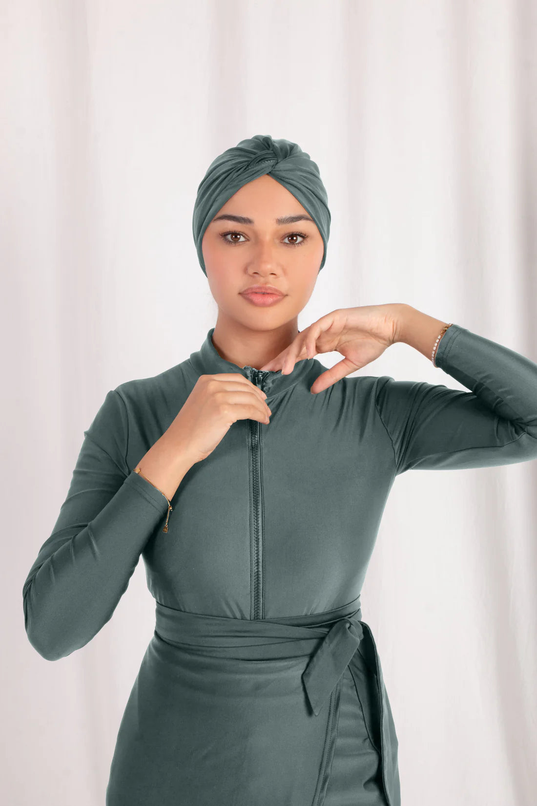 Burkini 3 pièces élégant – Avec bonnet offert | Confort & couvrance optimale